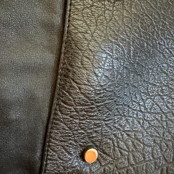 Maddalena Scanu Black Genuine Leather Bag Made in Italy - Picture 6 of 16